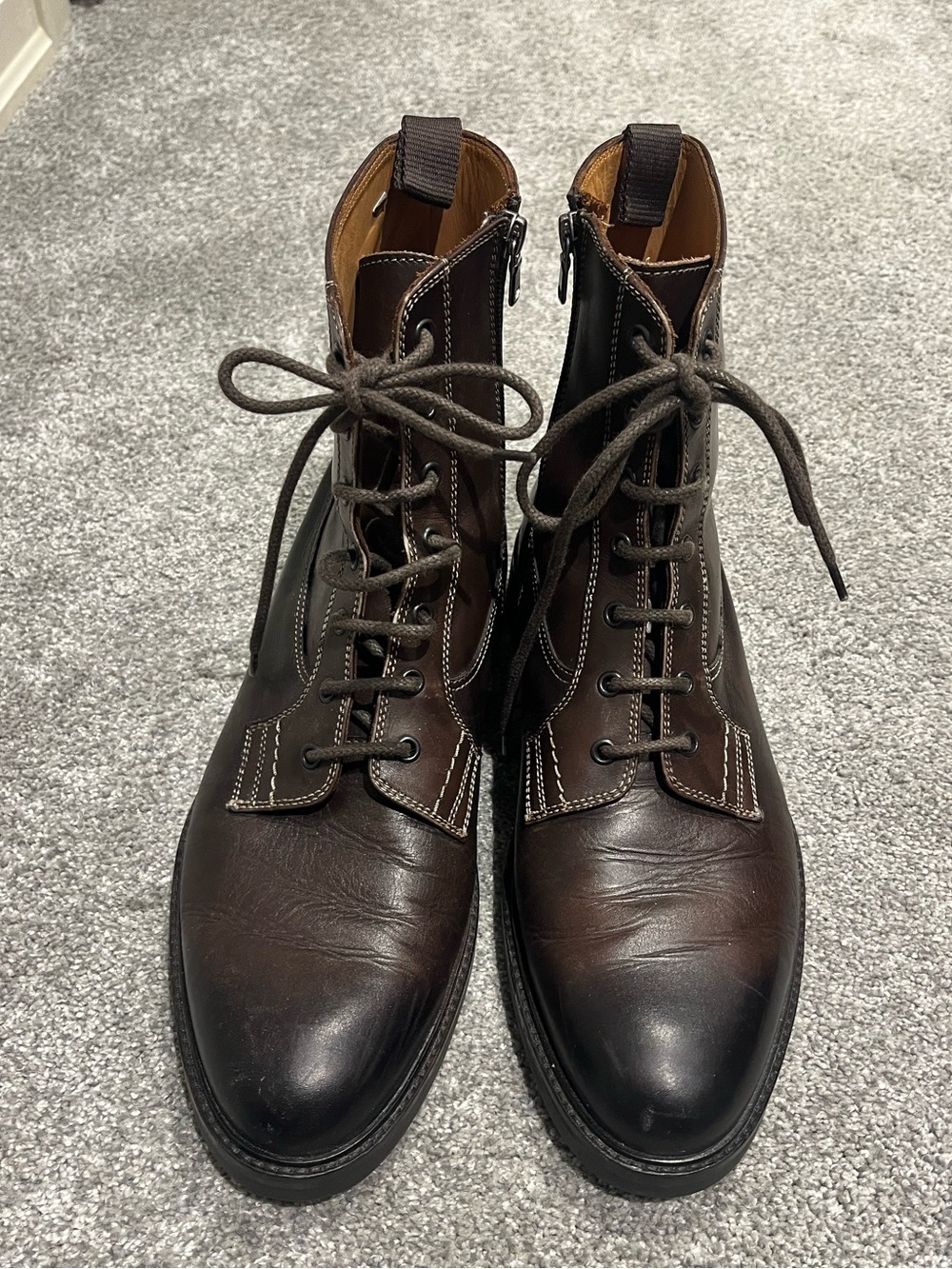 Barney's New York Leather boots